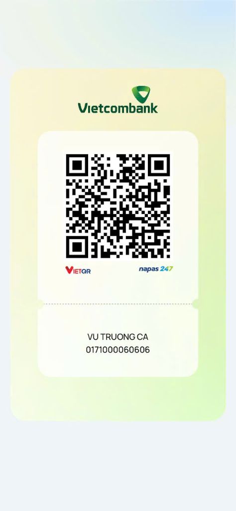 QR Code Vietcombank - VU TRUONG CA